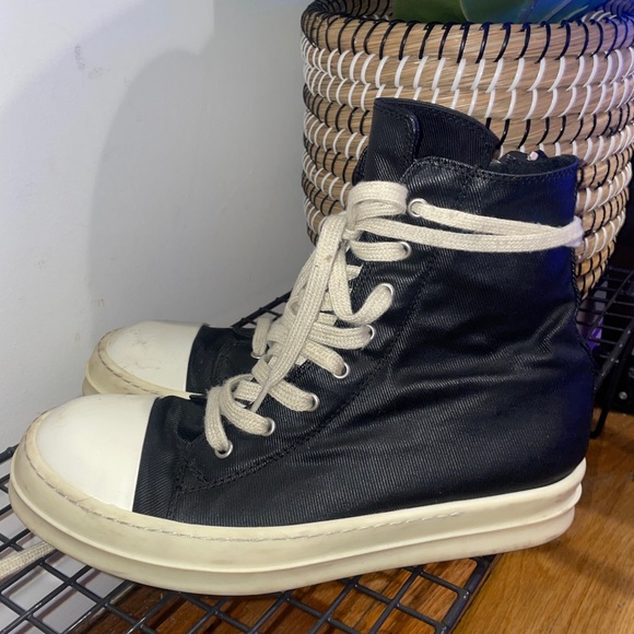 Rick Owens DRKSHDW High Sneakers - Picture 3 of 8